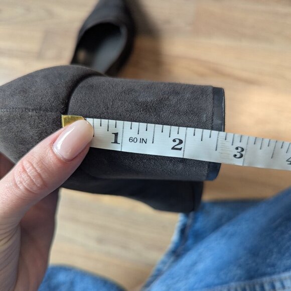 Peter Kaiser Suede Block Heel Pumps | Loafer Style | Brown - Picture 8 of 8